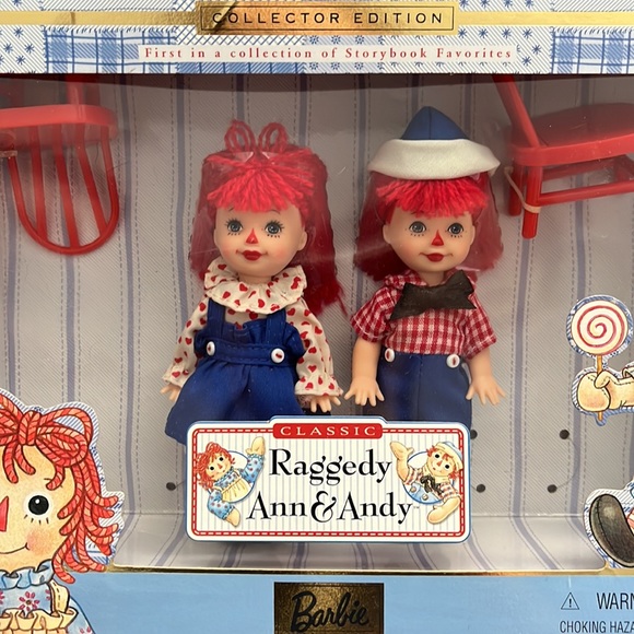 Raggedy Ann and Andy collectors dolls Barbie - Picture 2 of 4